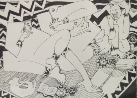 "The Poetry Genies" by Bea Garth, copyright 2015